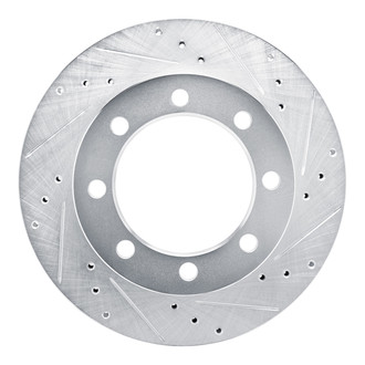 DFC® - Premium Drilled and Slotted Front Passenger Side Brake Rotor