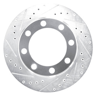 DFC® - Premium Drilled and Slotted Front Driver Side Brake Rotor