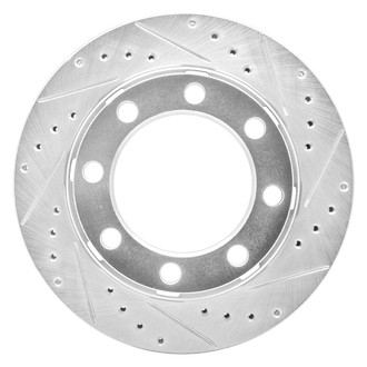 DFC® - Premium Drilled and Slotted Front Passenger Side Brake Rotor