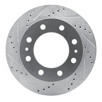 DFC® - Premium Drilled and Slotted Front Driver Side Brake Rotor