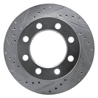 DFC® - Premium Drilled and Slotted Front Driver Side Brake Rotor