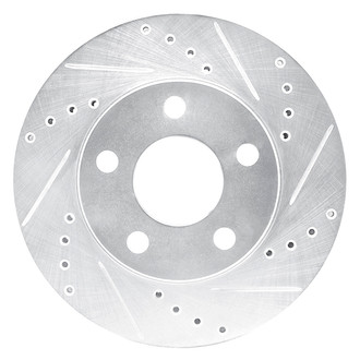 DFC® - Premium Drilled and Slotted Front Passenger Side Brake Rotor