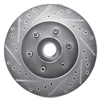 DFC® - Premium Drilled and Slotted Front Driver Side Brake Rotor