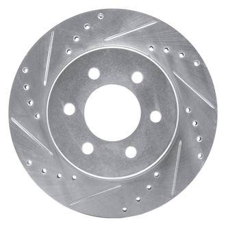 DFC® - Premium Drilled and Slotted Front Driver Side Brake Rotor