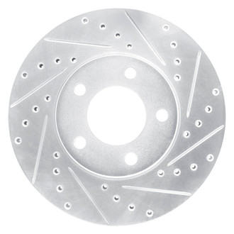 DFC® - Premium Drilled and Slotted Front Passenger Side Brake Rotor