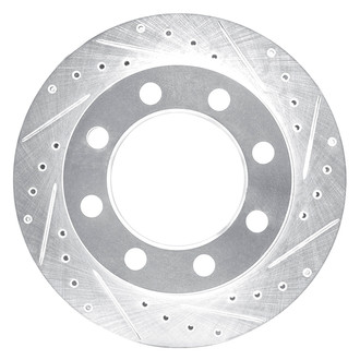 DFC® - Premium Drilled and Slotted Front Passenger Side Brake Rotor