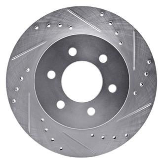 DFC® - Premium Drilled and Slotted Front Passenger Side Brake Rotor