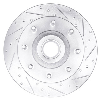 DFC® - Premium Drilled and Slotted Front Passenger Side Brake Rotor