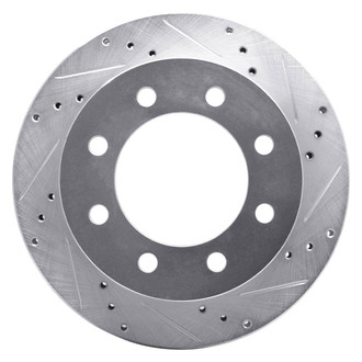 DFC® - Premium Drilled and Slotted Front Passenger Side Brake Rotor