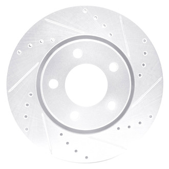 DFC® - Premium Drilled and Slotted Front Passenger Side Brake Rotor