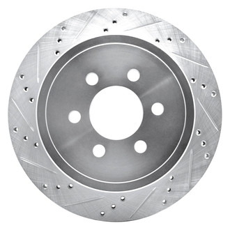 DFC® - Premium Drilled and Slotted Rear Driver Side Brake Rotor