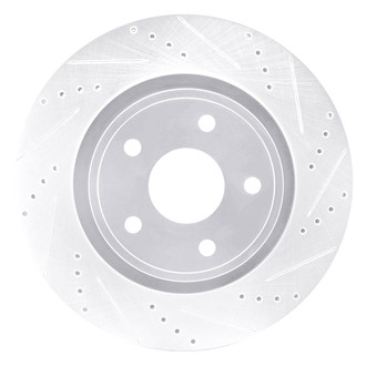 DFC® - Premium Drilled and Slotted Front Passenger Side Brake Rotor