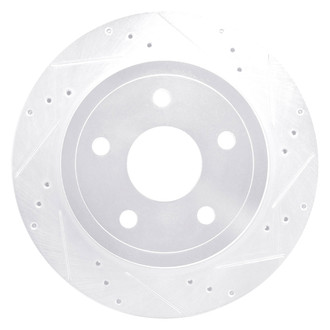 DFC® - Premium Drilled and Slotted Rear Passenger Side Brake Rotor