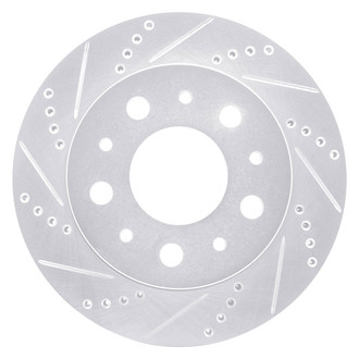 DFC® - Premium Drilled and Slotted Rear Driver Side Brake Rotor