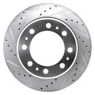 DFC® - Premium Drilled and Slotted Rear Driver Side Brake Rotor