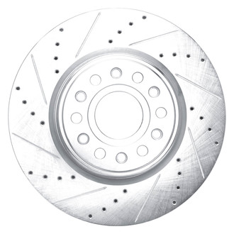 DFC® - Premium Drilled and Slotted Front Driver Side Brake Rotor