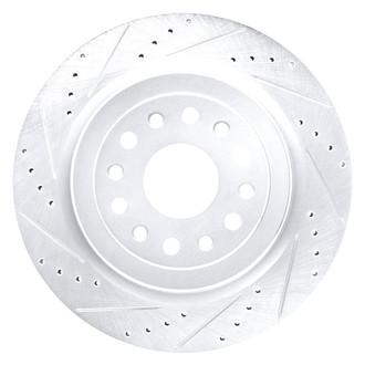 DFC® - Premium Drilled and Slotted Rear Driver Side Brake Rotor