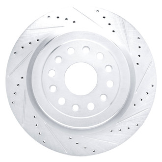 DFC® - Premium Drilled and Slotted Rear Passenger Side Brake Rotor