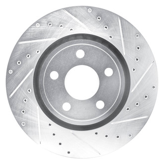 DFC® - Premium Drilled and Slotted Front Passenger Side Brake Rotor