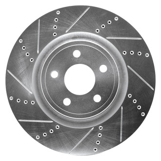 DFC® - Premium Drilled and Slotted Front Driver Side Brake Rotor
