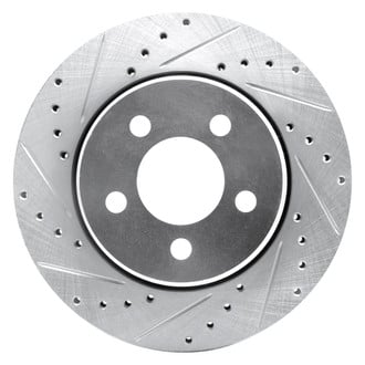 DFC® - Premium Drilled and Slotted Front Driver Side Brake Rotor