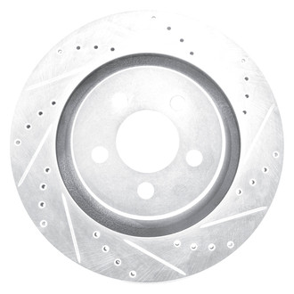 DFC® - Premium Drilled and Slotted Front Passenger Side Brake Rotor