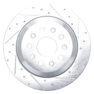 DFC® - Premium Drilled and Slotted Front Passenger Side Brake Rotor