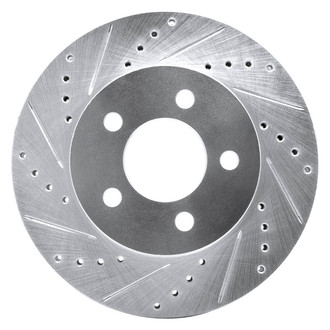DFC® - Premium Drilled and Slotted Front Driver Side Brake Rotor