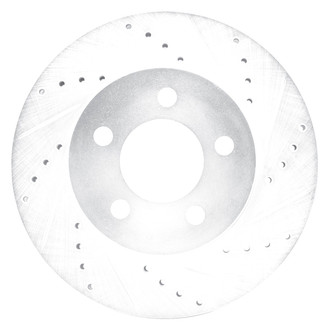DFC® - Premium Drilled and Slotted Front Passenger Side Brake Rotor