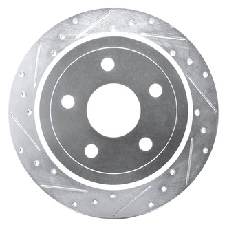 DFC® - Premium Drilled and Slotted Rear Driver Side Brake Rotor