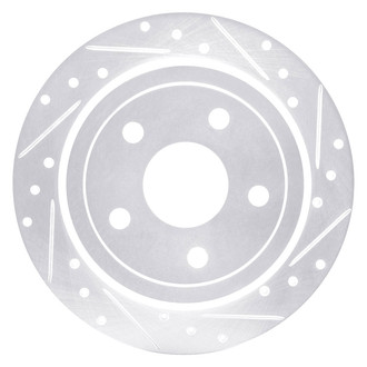 DFC® - Premium Drilled and Slotted Rear Passenger Side Brake Rotor
