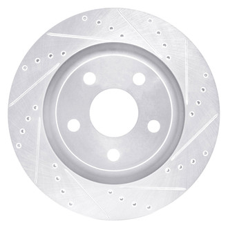 DFC® - Premium Drilled and Slotted Front Passenger Side Brake Rotor