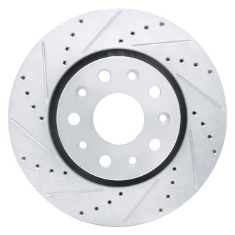 DFC® - Premium Drilled and Slotted Front Driver Side Brake Rotor