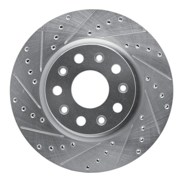 DFC® - Premium Drilled and Slotted Front Brake Rotor