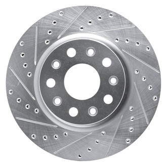 DFC® - Premium Drilled and Slotted Front Driver Side Brake Rotor
