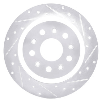 DFC® - Premium Drilled and Slotted Rear Passenger Side Brake Rotor