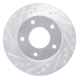 DFC® - Premium Drilled and Slotted Rear Driver Side Brake Rotor