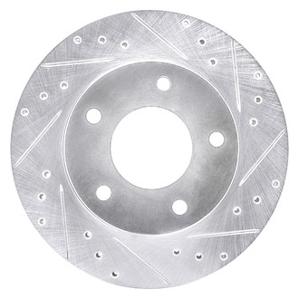 DFC® - Premium Drilled and Slotted Rear Passenger Side Brake Rotor