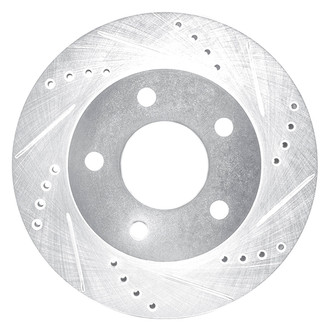 DFC® - Premium Drilled and Slotted Front Passenger Side Brake Rotor