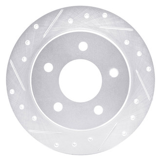 DFC® - Premium Drilled and Slotted Rear Driver Side Brake Rotor