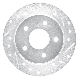 DFC® - Premium Drilled and Slotted Rear Passenger Side Brake Rotor