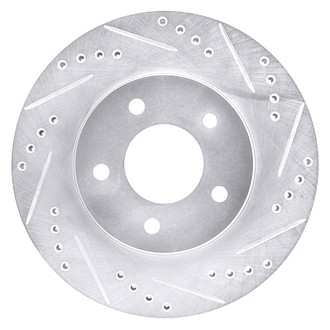 DFC® - Premium Drilled and Slotted Front Passenger Side Brake Rotor