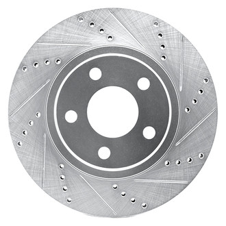 DFC® - Premium Drilled and Slotted Front Passenger Side Brake Rotor