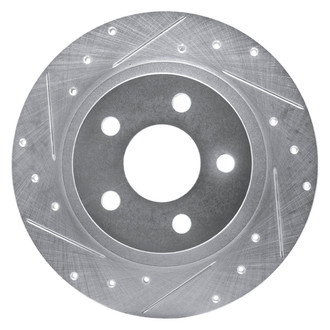 DFC® - Premium Drilled and Slotted Rear Driver Side Brake Rotor
