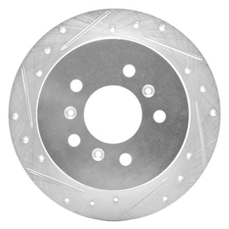 DFC® - Premium Drilled and Slotted Rear Driver Side Brake Rotor