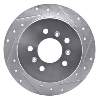 DFC® - Premium Drilled and Slotted Rear Passenger Side Brake Rotor