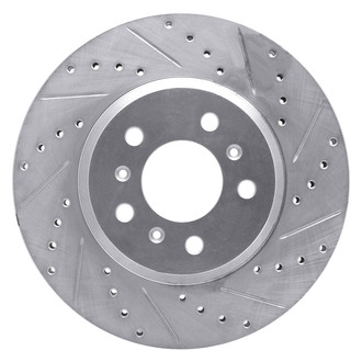 DFC® - Premium Drilled and Slotted Front Passenger Side Brake Rotor