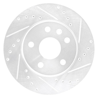 DFC® - Premium Drilled and Slotted Front Passenger Side Brake Rotor