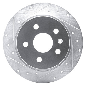 DFC® - Premium Drilled and Slotted Rear Driver Side Brake Rotor