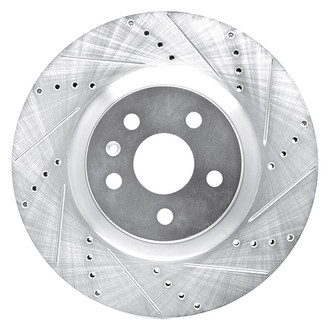 DFC® - Premium Drilled and Slotted Front Passenger Side Brake Rotor